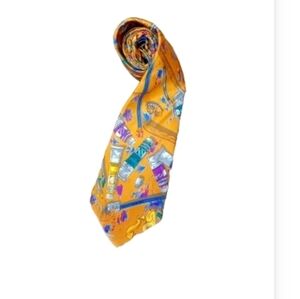 L'atelier Brown Art Supplies 100% Italian Silk Tie for Men. 58 X 3.75